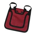 thumbnail image 4 of Sillín de pollo con correas ajustables, tela Oxford, delantal plegable para gallina, ala trasera de aves de corral, protector de fijación para el crecimiento de plumas, color rojo vino, 2 piezas Jumpingount PT000730-03, 4 of 6