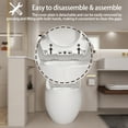 thumbnail image 4 of 1-Piece 1.28 GPF Single Flush Egg Shape Toilet in Glossy White, 4 of 13