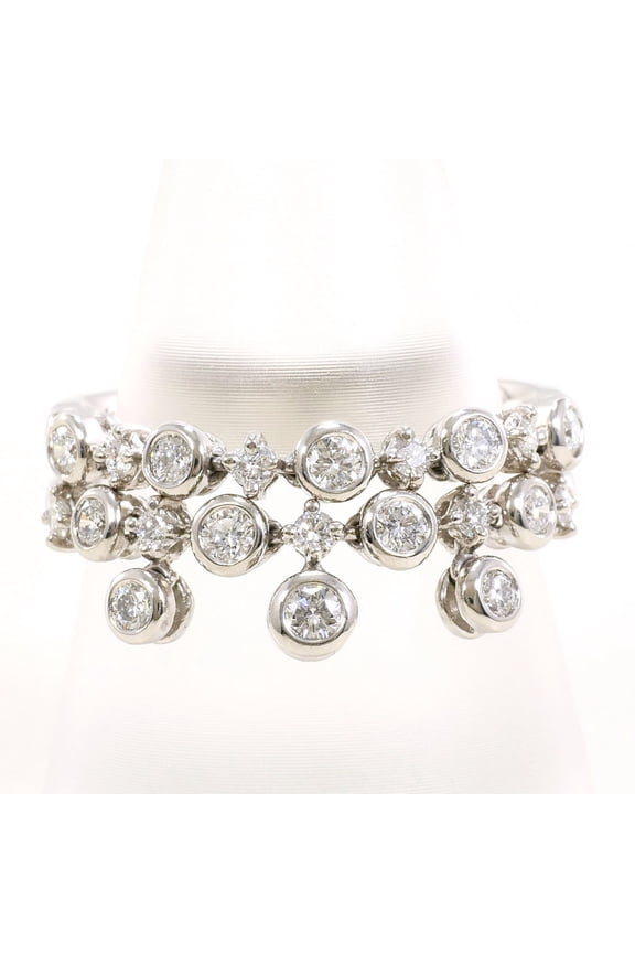 Pre-Owned PT900 Platinum Ring, 1 Diamond, 0.72ct, with Certificate of Authenticity, Total...