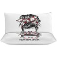 thumbnail image 3 of HAHDAXIA Baseball Bedding Solid Comforter Set for All Seasons,3 Pieces(1 Comforter+2 Pillowcases),Soft Microfiber Bedding Set Full(79"x90"), 3 of 7