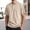 Khaki, variant on Henley Shirts for Men Summer Casual Short Raglan Sleeve Crewneck Relaxed Fit Athletic Tshirts Mens Tees