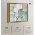 thumbnail image 2 of Jade Sweep I Canvas Minimal Abstracts by Art Remedy, Gold Frame, 30" x 30", 2 of 7