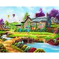 thumbnail image 1 of Diamond Painting (DE1858) Kit 5D House By Bridge Imagen Cuadrada Artesanía 30x40cm Hugtrwg Para estrenar, 1 of 1