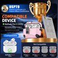 thumbnail image 2 of Funda Inesore para AirPods Pro 3 2025 con Soporte y Kit de Limpieza, 2 of 6