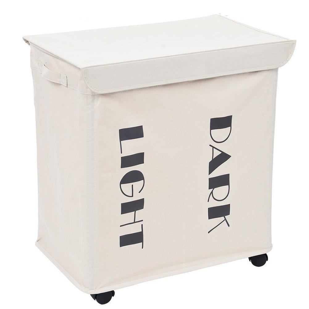 3 Lattice Portable Laundry Basket Washing Clothes Bin Sorter Bag Hamper Storage