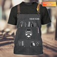 thumbnail image 1 of Camiseta de moda con nombre personalizado para hombre, camisa deportiva informal con estampado 3D de peluquero, de manga corta, de verano, gran oferta, Unisex, DW28Adult size S Gao Jinjia LED, 1 of 2