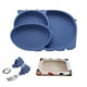 thumbnail image 5 of Plato de cena dieléctrico para bebés Plato de cena de silicona con ventosa para niños Vajilla para bebés Plato de cena de silicona integrado para niños, 5 of 6