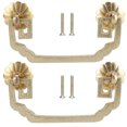 thumbnail image 1 of Drawer Handle, 2 Sets Copper Handle Durable Copper Handle, For Drawers Dressers Cabinets Wardrobes, 1 of 8