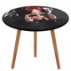 thumbnail image 1 of Billie Eilish-theme Fitted Round Tablecloths Elastic Edged Table Covers Waterproof Table Cloth for Kitchen Holiday Party Tables Decor 150cm, 1 of 6