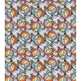 thumbnail image 3 of (3 pack) Springs Creative 44" x 36" Cotton Grateful Dead Tie Dye Precut Sewing & Craft Fabric, Multi-color, 3 of 4