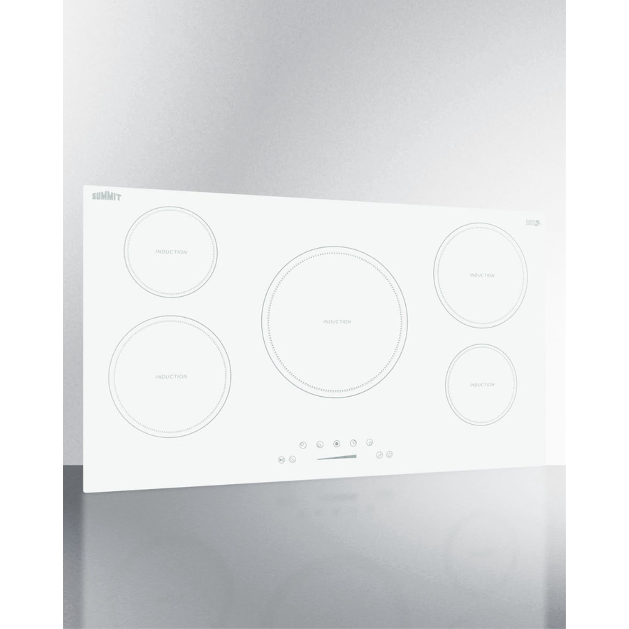 36" Wide 208-240V 5-Zone Induction Cooktop