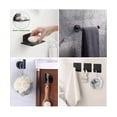thumbnail image 2 of Accesorios para Baño 9 pz Belug Acero Inoxidable Negro, 2 of 5