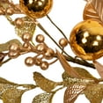 thumbnail image 5 of Northlight Ball Ornaments Glittered Christmas Garland - 5' x 10" - Gold and Copper Tone, 5 of 7