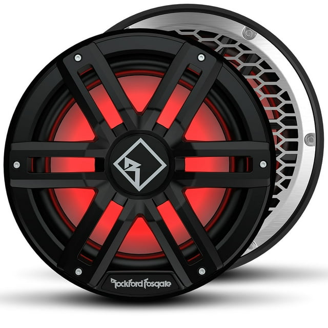 Rockford Fosgate M2D2-12IB 12″ Color Optix Infinite Baffle Marine Subwoofer – Black