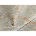thumbnail image 4 of Ambesonne Marble Print Quilted Bedspread Set 3 Pcs, Mine Fractures Stains, Queen Size, Orange Sand Brown, 4 of 5