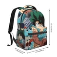 thumbnail image 2 of My Hero Academia Backpack, Anime Daypack Backpack, Casual Travel Laptop Backpack For College Daily, Lightweight Large Capacity Daypack Book Bag, Fit 15 Inch Laptop, 2 of 7