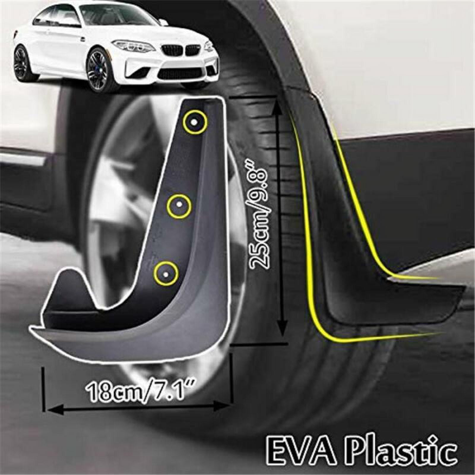 4Pcs Car Mud Flaps Splash Guards Front Rear Fender Auto Universal Accessories