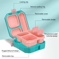 thumbnail image 2 of Set de lonchera bento para niños wiwens con termo para comida caliente de 12 oz, 2 of 7