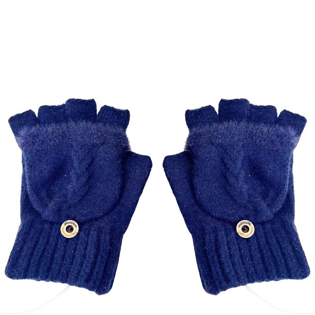 Gants pour Femmes Mitaines Hiver Usb Chauds Gants Chauffants Randonnée Conduite Course Cœur de Main Réversibles Usb Chauffants, Accessoires pour Femmes Mitaines