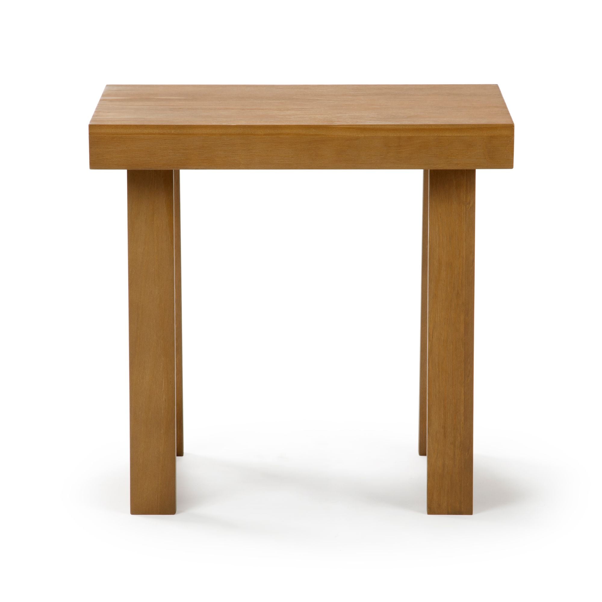 Plank+Beam Solid Wood Classic Rectangular Side Table, 25" Sofa Table for Living Room, End Table
