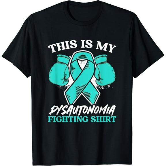 Turquoise Pots Dysautonomia Awareness Dysautonomia Fighting T-Shirt mens t shirt，black，women，funny，misfits，men，journey