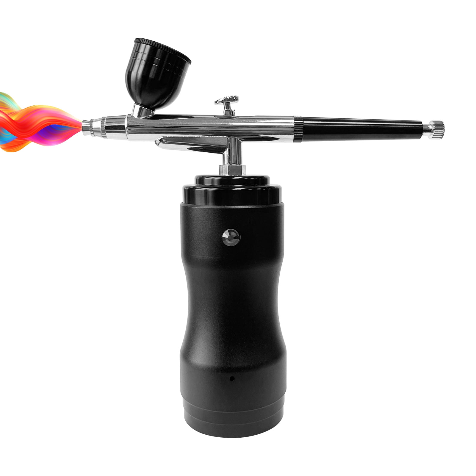 Tomfoto Portable Airbrush Kit with Compressor Handheld Cordless Air