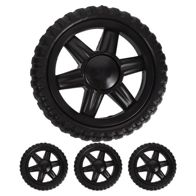 Dosaele 4 Pcs Roues de Chariot Roues de Chariot de Magasinage Roues de Remplacement pour Chariot Roulant