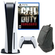Sony PlayStation 5 Disc Version with Call of Duty: Vanguard Game, Black