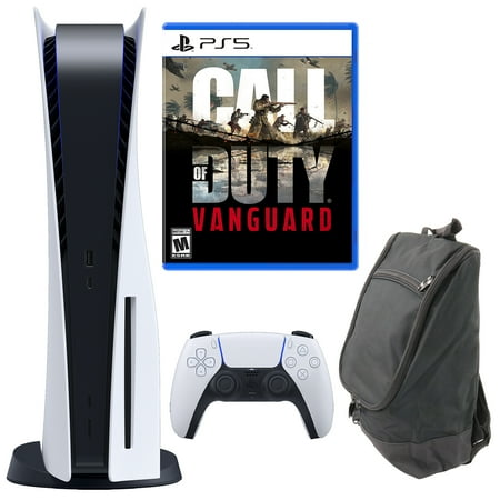 Sony PlayStation 5 Disc Version with Call of Duty: Vanguard Game, Black