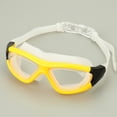 thumbnail image 3 of Hariumiu Swimming Goggles, Anti-Fog Adjustable Swimming Goggles for Swimming Pool Beach Men Women Teen,Yellow, 3 of 5