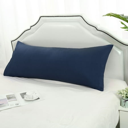 Body Pillow Cover Full 1800 Series Microfiber Long Pillowcases Navy (Best Travel Pillow For Long Flights)