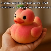 Fruit Themed Duck Figurines, Funny Resin Ducks for Ducks Lovers, Novelty Gifts for Home, Office Desktop Creative Fruit Themed Duckies Ornaments, Playful Charming Decor(Style 2)