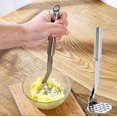 thumbnail image 4 of Household Kitchen Multifunctional Stainless Steel ruit Masher Potato Press Mashed Potato Propeller, 4 of 8