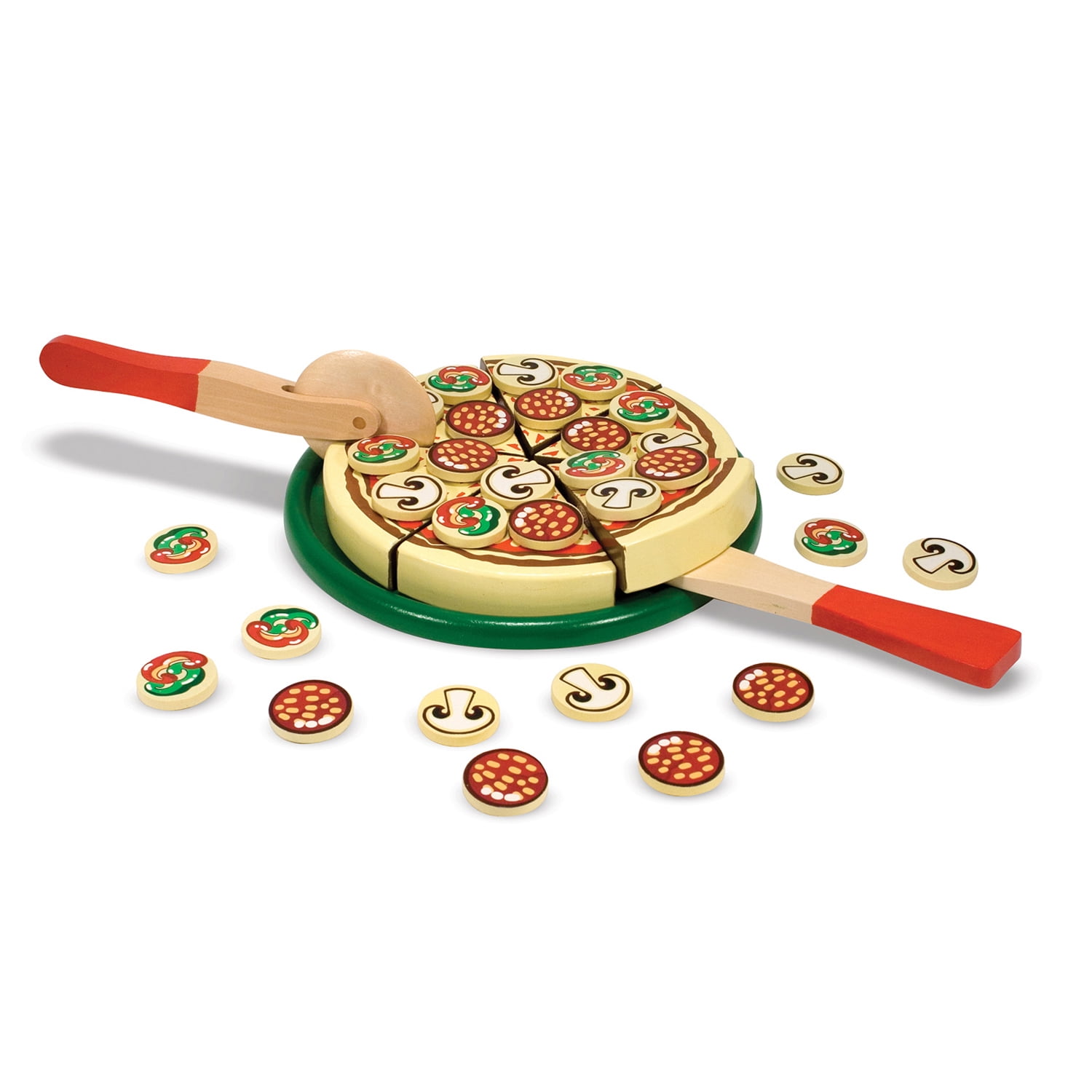 Melissa & Doug 10167 Pizza-Set Spielset Holz NEU!# 
