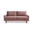 thumbnail image 3 of Enor Furniture Lauring 70" Upholstered Modern Velvet Sofa in Pink, 3 of 13
