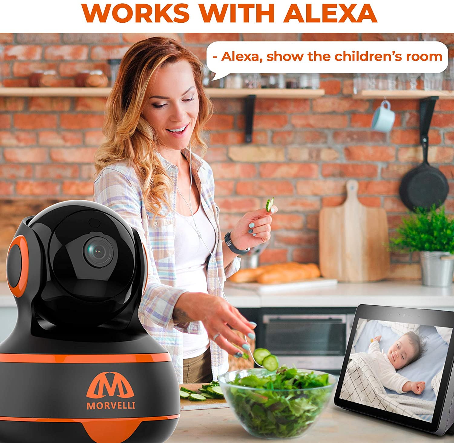 Morvelli Fhd22 1080p Home Security Camera