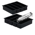 thumbnail image 2 of grandes para whisky, bandeja para moldes de cubitos de hielo también se utiliza para moldes de mantequilla, bandejas de silicona para cubitos de hielo, 2 unidades XianweiShao 8390615124331, 2 of 5