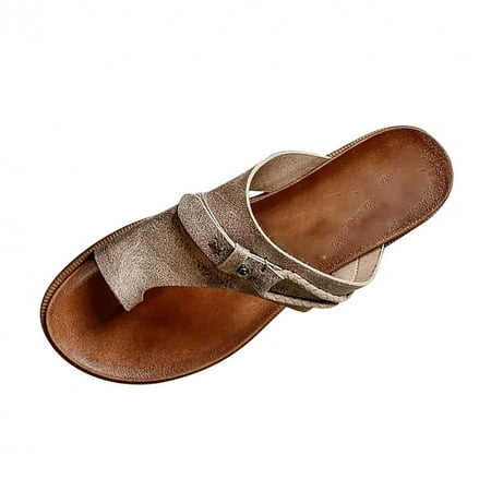 

Bidobibo Sandals for Women Girls Ladies Retro Thong Sandals Roman Beach Open Toe Flip-Flops Shoes Summer Home Outdoor Casual Flat Slipper or Shower Beach Pool