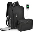 thumbnail image 2 of CADeN DSLR Camera Backpack Bag Waterproof Anti Theft with 15.6 inch Laptop Compartment, USB Charging Port, Tripod Holder, Rain Cover, Inner Case, Compatible for Sony Canon Nikon Olympus Black, 2 of 4