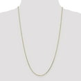 thumbnail image 2 of Primal Gold 14 Karat Yellow Gold 1.4mm Diamond-cut Round Open Link Cable Chain Necklace, 2 of 4