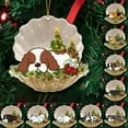 thumbnail image 5 of Clearance! 2022 New Seafood Shell Dog Christmas Funs Pendant Cartoon Christmas Tree Pendant Christmas Decoration Pendant Christmas Home Decoration Pendant, 5 of 5