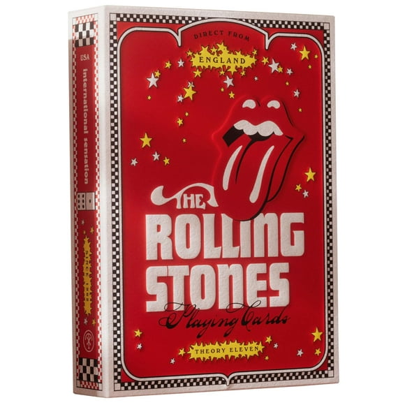 theory11 The Rolling Stones Cartes à Jouer Premium, Poker Taille Standard Index