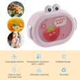 thumbnail image 6 of Yucurem Cartoon Bento Lunch Box Dishwasher Safe With 2 Compartments Kitchen Essentials (Pink), 6 of 7