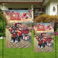 thumbnail image 4 of Be My Valentine's Schnauzer Truck Full of Love Flower Balloon Garden Flag 12x18in Double Sided Miniature Schnauzer Dog Lover Outdoor Decor - 02029, 4 of 5