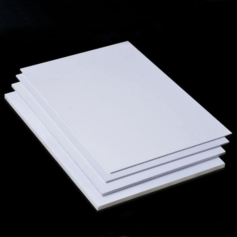 Cholemy 120 Pcs Foam Printing Plates White Foam Sheets 1/20 Inch Thick Foam  Board Foam Papers Set for Card Making, Crafting, Printing, DIY Project