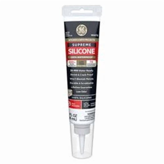 Henkel 1464858 2.8 oz White K & B Supreme Silicone II Sealant