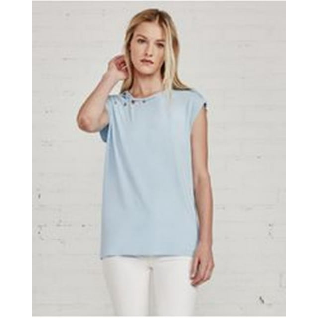 $138 BAILEY 44 Prickly Poppy TOP Light Blue ( Sky ) Large -