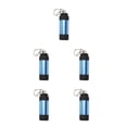 thumbnail image 3 of kurtrusly USB Rechargeable LED Lights Waterproof Flashlight Pocket Keyring Mini Torch blue 5Set, 3 of 6