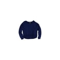 thumbnail image 1 of Suéter de pijama Aeropostale Heather Hi-Lo para mujer azul grande, 1 of 2