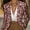 Pink, variant on ZOELNIC Women's Leopard Print Blazer Long Sleeve One Button Front Lapel Neck Casual Business Jackets, S